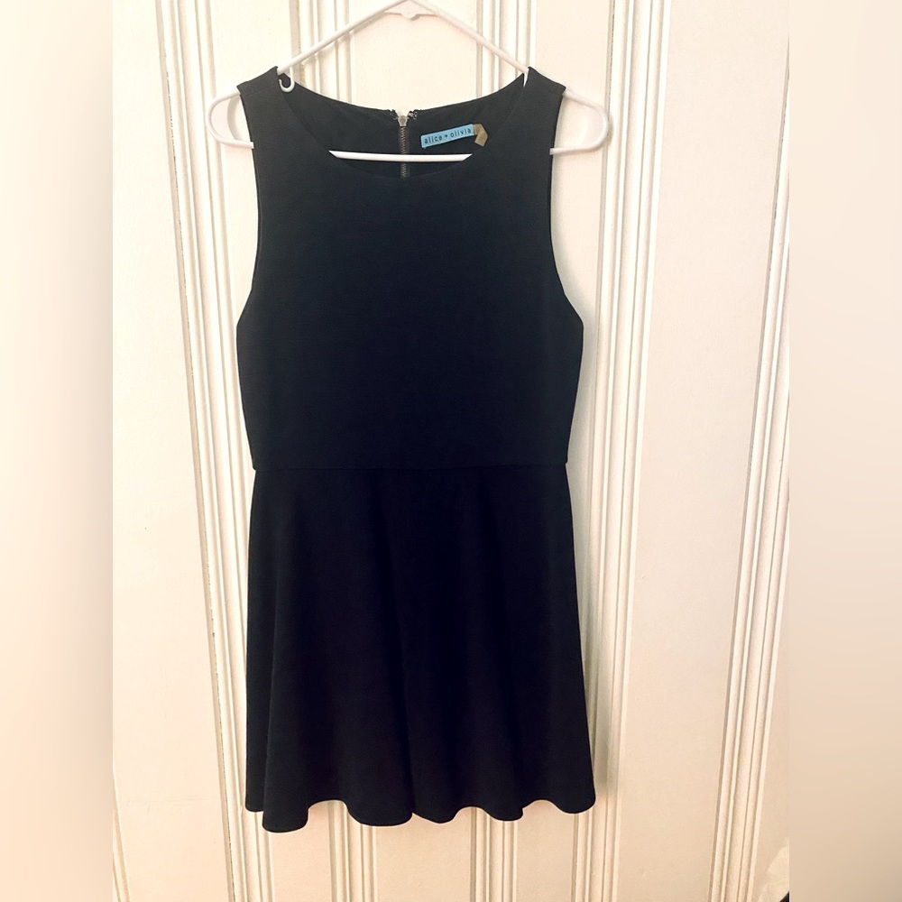 Alice + Olivia Navy Dress